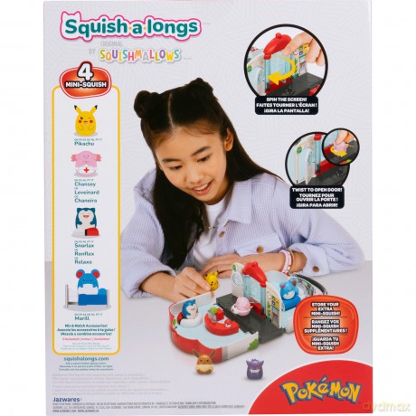 Pokemon - Squishalongs Pokemon Center Playset (SQAL0071) [FIGURKA]