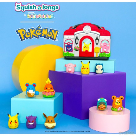 Pokemon - Squishalongs Pokemon Center Playset (SQAL0071) [FIGURKA]