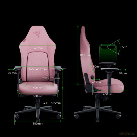 Razer - Iskur V2 Newgen - Quartz