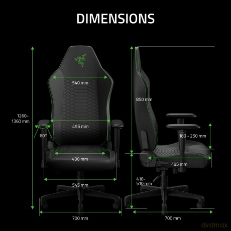 Razer - Iskur V2 X Newgen - Black/Green