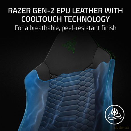 Razer - Iskur V2 X Newgen - Black/Green