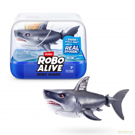 Robo Alive - Water Activated Shark - Grey