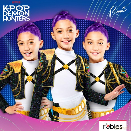 Rubies - K-Pop Classic Rumi Golden Costume -(134-140 cm)