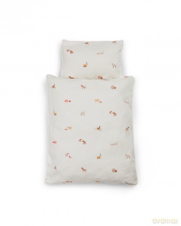 Smallstuff - Doll Bedding Farm Living Peach