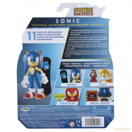 Sonic - Articulated Figures 10 cm Wave 24 - Sonic [FIGURKA]