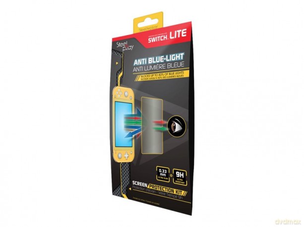 Steelplay Screen Protection Kit 9H Anti Blue-Light Tempered Glass - Switch Lite