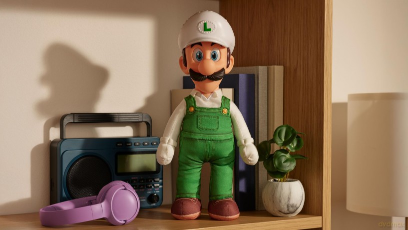 Super Mario Galaxy Movie - Jumbo Roto Plush - Luigi (432374) [FIGURKA]