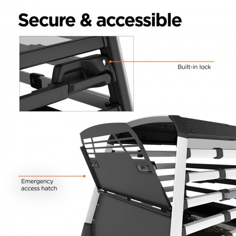 Thule - Allax Dog Crate XS 50x 50x 66-72cm