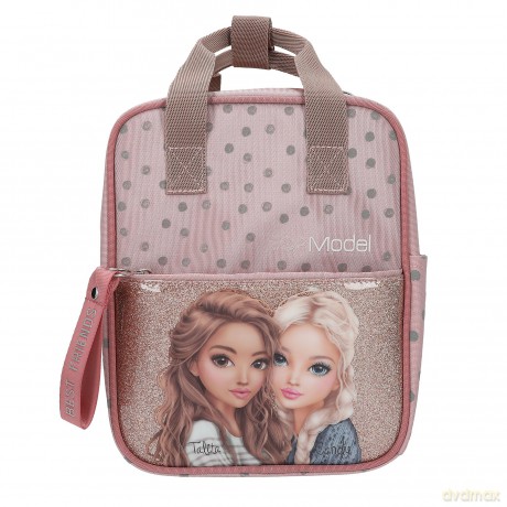Topmodel - TOPModel Backpack DOTS - rose with grey dots - Small