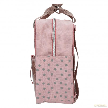 Topmodel - TOPModel Backpack DOTS - rose with grey dots - Small