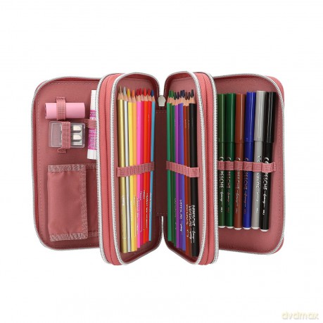 Topmodel - Triple Pencil Case - DOTS