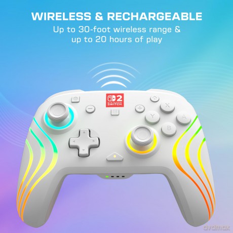 Turtle Beach - Wireless Controller - Afterglow Wave (White)