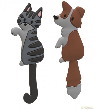 Winkee - Magnetic Hooks - Cat and Dog