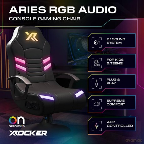 X-Rocker - Aries 2.1 Audio LED Console Gaming Chair (Junior)