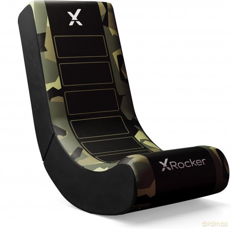 XRocker - Geo Camo Kids Gaming Chair - Green