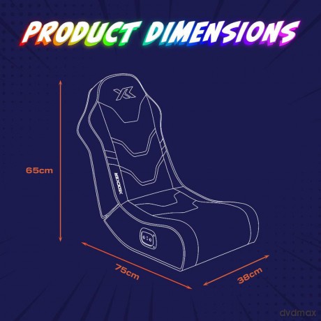 X-Rocker - Shadow RGB 2.0 Audio Floor Rocker (Junior)
