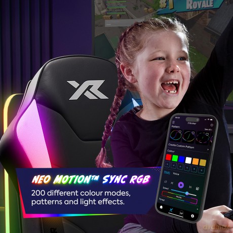 X-Rocker - Shadow RGB 2.0 Audio Floor Rocker (Junior)