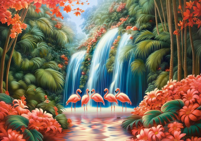 CASTORLAND 500 el. Flamingo Paradise [PUZZLE]