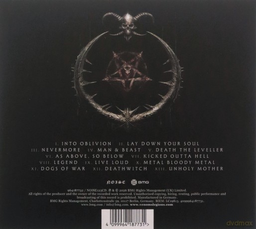 Venom: Into Oblivion [CD]