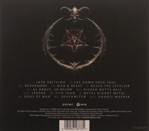Venom: Into Oblivion [CD]