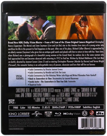 Somewhere in Time (Gdzieś w czasie) [Blu-Ray 4K]+[Blu-Ray]