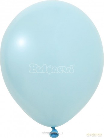Balony lateksowe Macaron niebieskie 25 cm 100szt