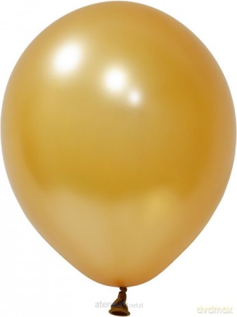 Balony lateksowe Metallic złote 25 cm 100szt