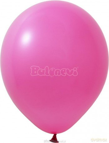 Balony lateksowe Pastel fukscjowe 25 cm 100szt