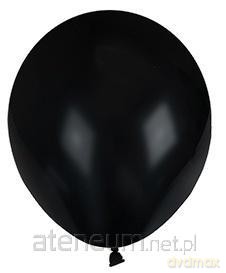 Balony pastelowe jednokolorowe czarne 10szt