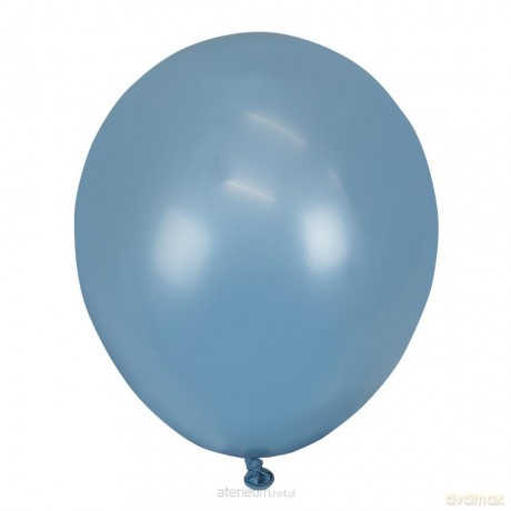 Balony pastelowe jednokolorowe niebieski 10szt