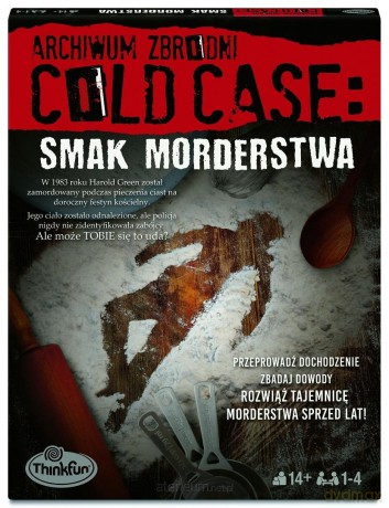Cold case Archiwum Zbrodni: Smak morderstwa [GRA PLANSZOWA]