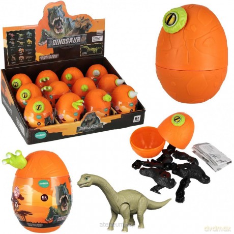 Dinozaur do składania w jajku [FIGURKA]