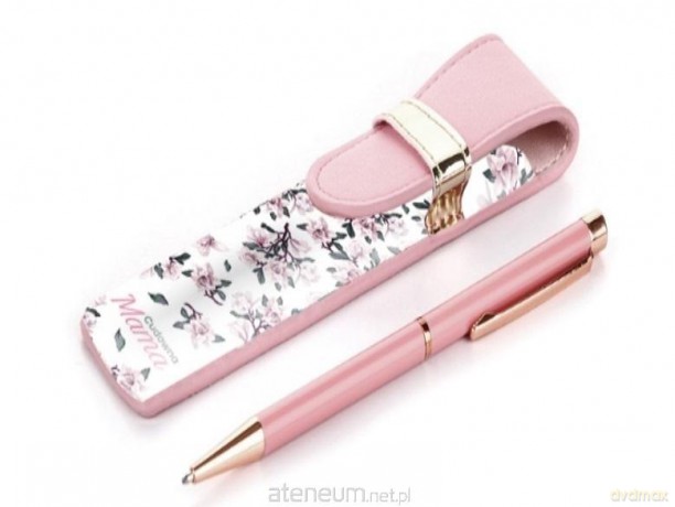 Długopis z etui różowy Cudowna Mama