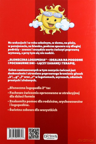 Słoneczna logopedia Zeszyt 2 Damidos [KSIĄŻKA]