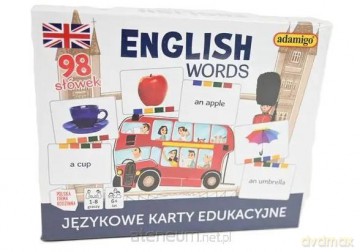 English words - językowe karty edukacyjne [GRA]