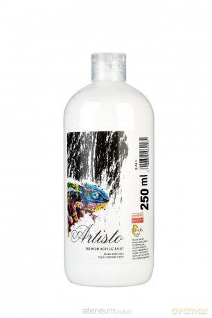 Farba akrylowa biała 250ml