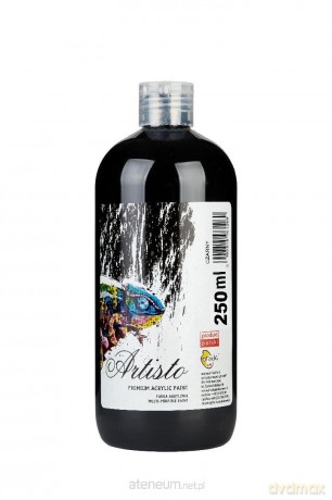 Farba akrylowa czarna 250ml