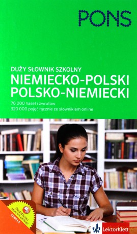 Słownik duży szkolny niemiecko-polski polsko-niemiecki PONS [KSIĄŻKA]