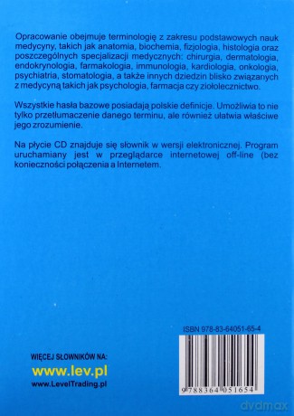 Słownik medyczny polsko- francuski i francusko- polski + definicje [KSIĄŻKA]+[CD]
