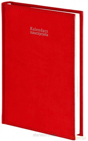 Kalendarz nauczyciela 2026/2027 A5 dz. Vivella czerwony [KALENDARZ]