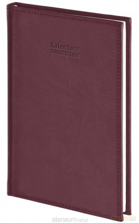 Kalendarz nauczyciela 2026/2027 A5 tyg. Vivella bordo [KALENDARZ]