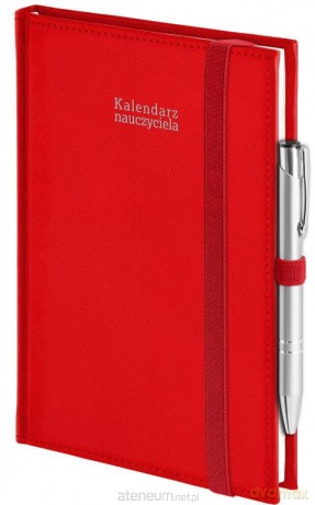 Kalendarz nauczyciela 2026/2027 B5 tyg. Piko czerwony [KALENDARZ]