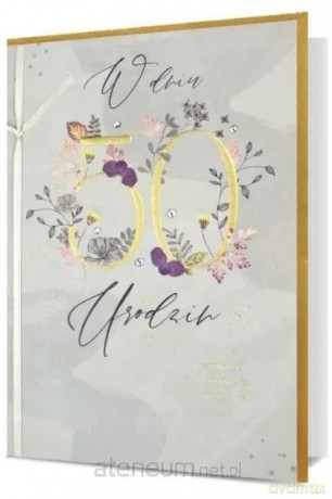 Karnet B6 Urodziny 50