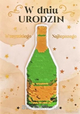Karnet Urodziny Cekiny