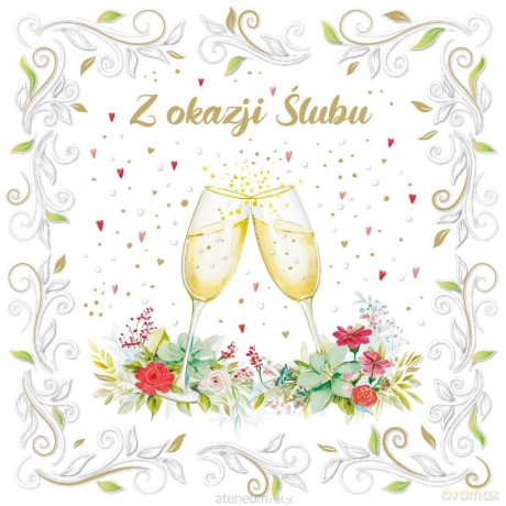 Kartka kw okolicznościowa Ślub