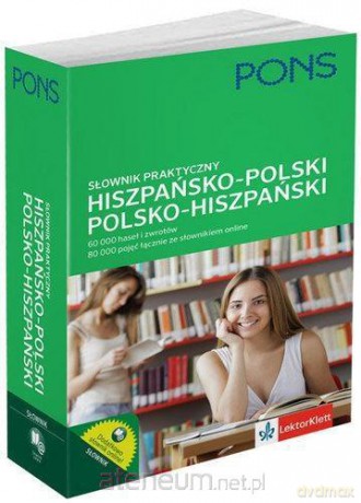 Słownik praktyczny hiszpańsko- polski, polsko- hiszpański PONS [KSIĄŻKA]