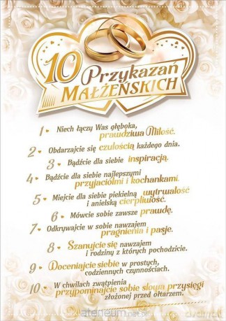 Kartka okolicznościowa Ślub