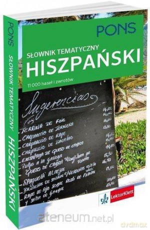 Słownik tematyczny hiszpański PONS [KSIĄŻKA]