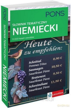 Słownik tematyczny niemiecki PONS [KSIĄŻKA]