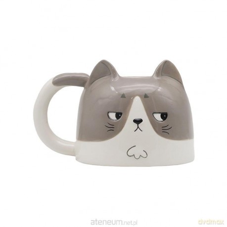 Kubek ceramiczny - Kot biało-szary Beans&Co Cats